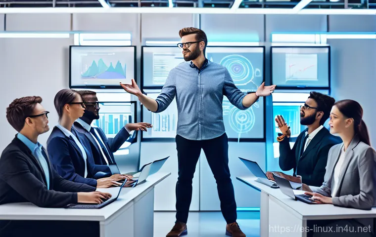 리눅스 실기 시험에서 자주 다뤄지는 사례 분석 - **"Permissions and Access Control: Digital Gatekeeper"**
    A visually striking, high-tech illustra...