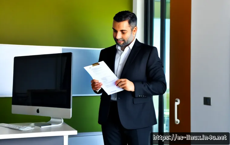 Home 17 리눅스 자격증 취득 후 정부 기관 취업 사례 - Photorealistic career-success scene in Spain: a confident Spanish-speaking IT professional in smart ...